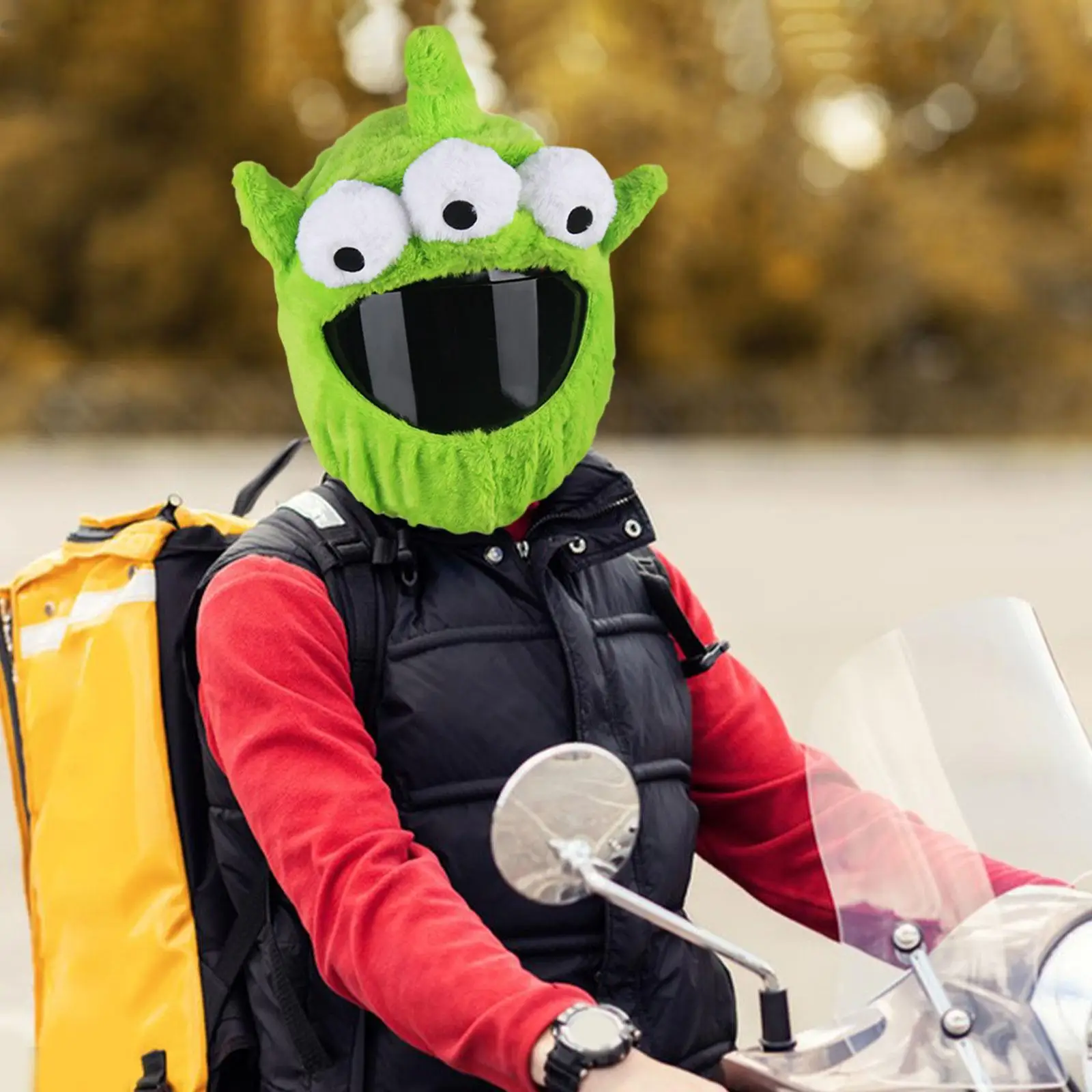 

Motorcycle Helmet Cover Increase Riding Fun Christmas Gifts Plush Cartoon