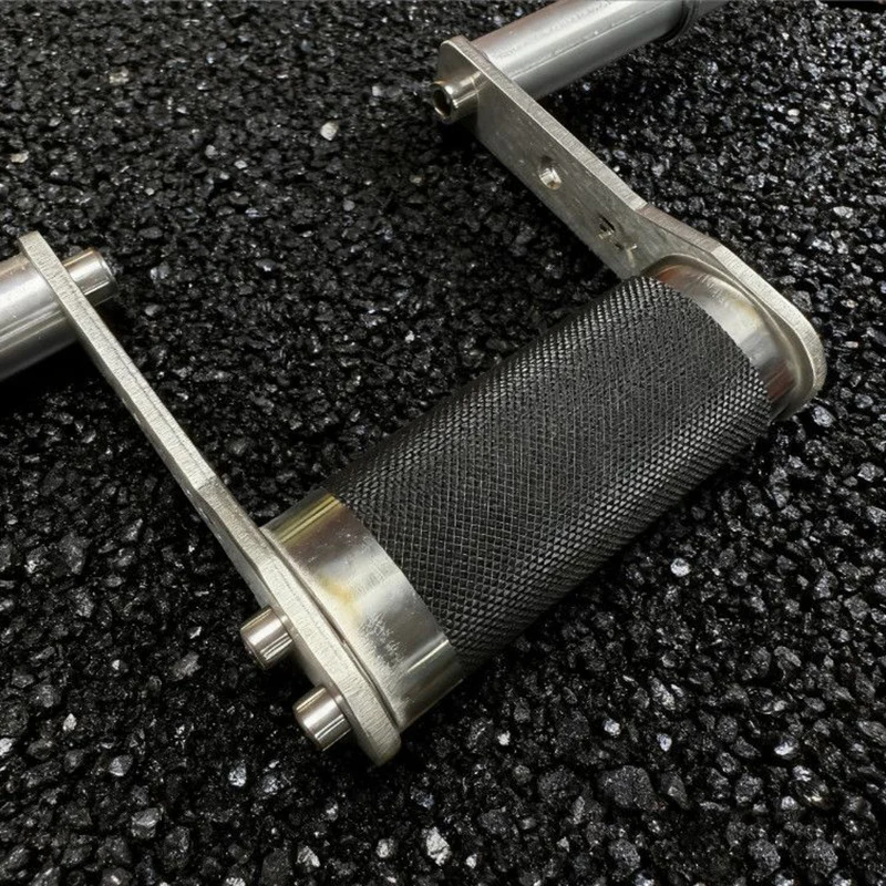 Barra de agarre excéntrica de acero inoxidable con forma flexible para entrenamiento de pronación de muñeca y agarre en armwrestling