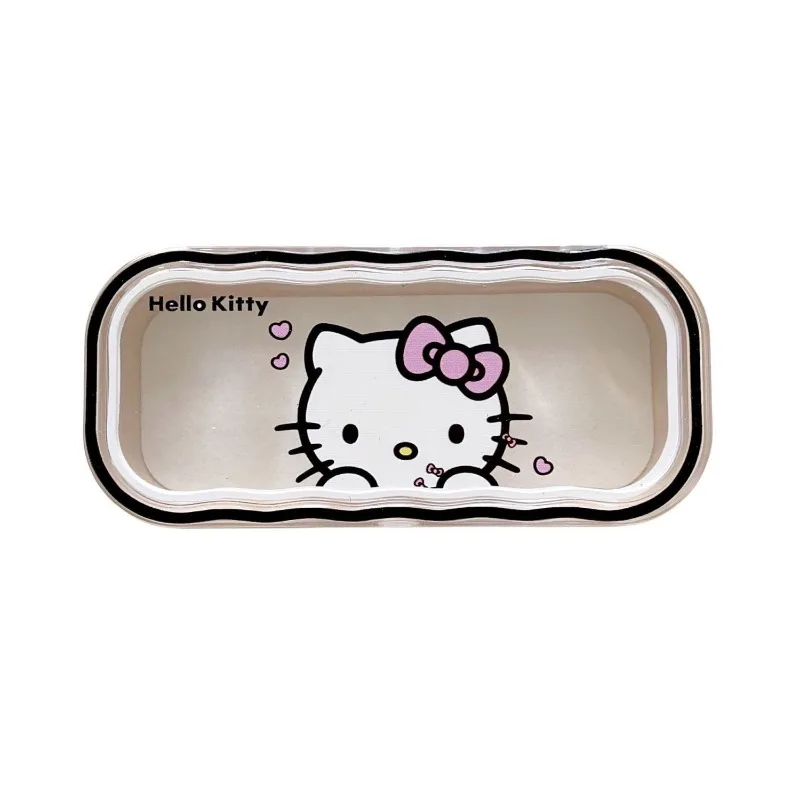 Hello Kitty transparante golvende brillendoos schattig praktisch stressbestendig opbergdoos mode veiligheidsbril vakantiecadeau
