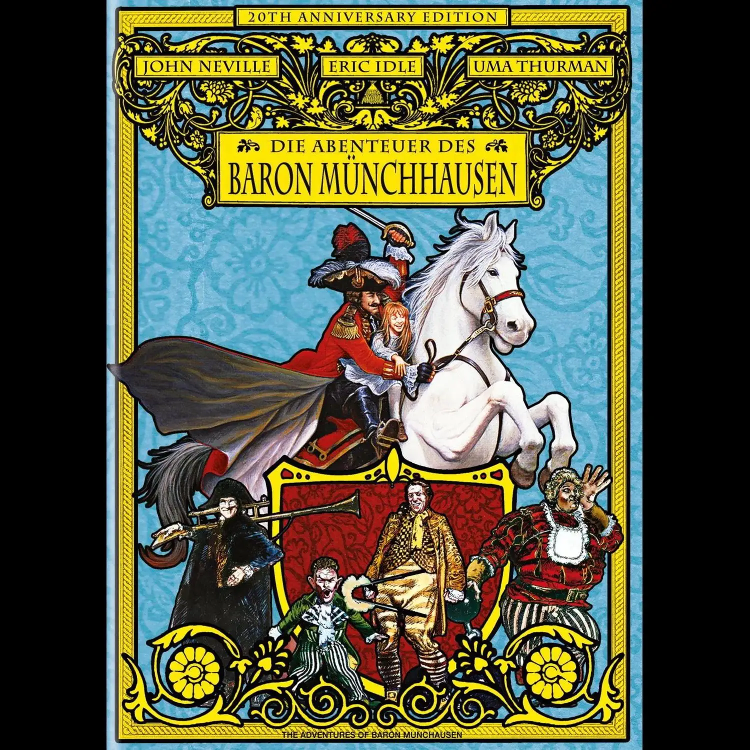 Póster de película The Adventures of Baron Munchausen, arte de pared, decoración única para el hogar para amantes de las películas y coleccionistas
