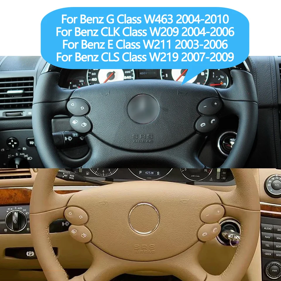 Pulsanti Multifunzione Destri Per Volante Auto – Compatibili Con Mercedes GLA, GLS, GLE, W246, W166 – Codici 0999050600 E 0999050700