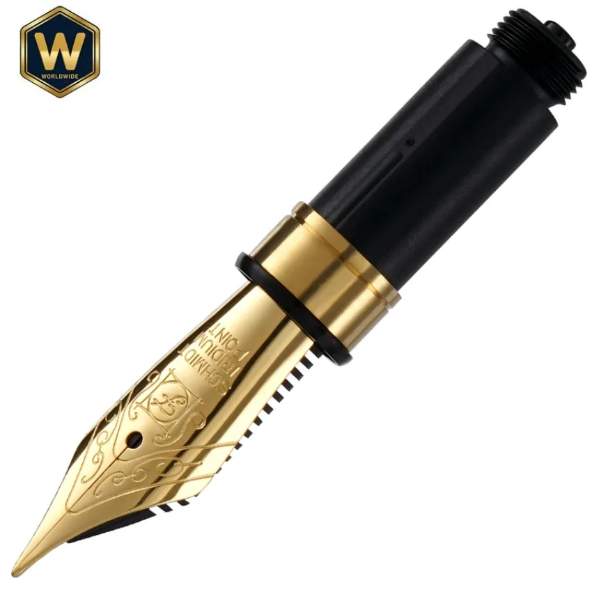 

Немецкая перьевая ручка SCHMIDT Nib FH241/FH452 - EF/F/M 0.38/0.5/0.7MM, золотистая/серебристая, универсальные аксессуары для письма