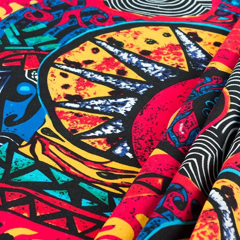 

50x145cm African fabric Cotton Linen vintage printing cloth DIY Handmade Textile Sewing Patchwork For Bags Dress tablecloth