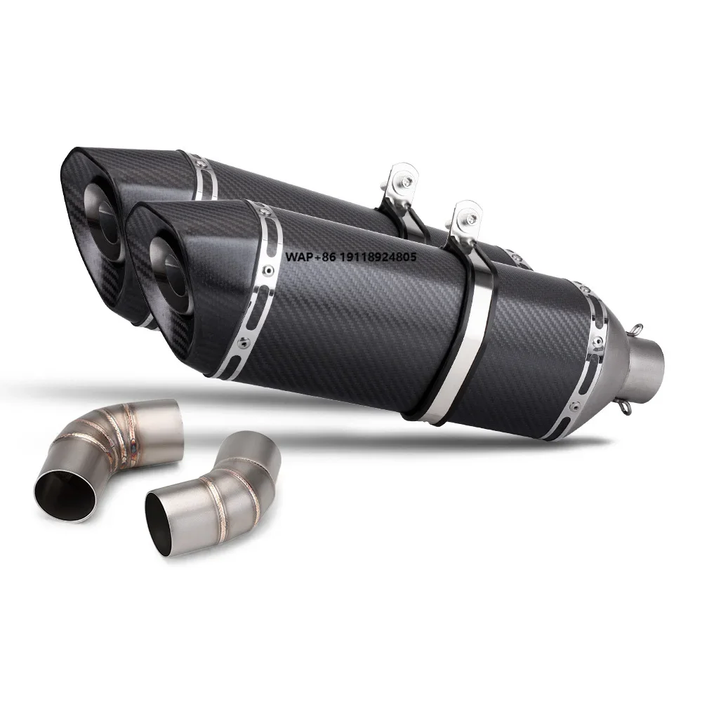 Silenciador de escape mediano de 51 mm para motocicleta, nuevo, tipo Slip-On, para Monster 659 696 695 795 1100 Hypermotard 796