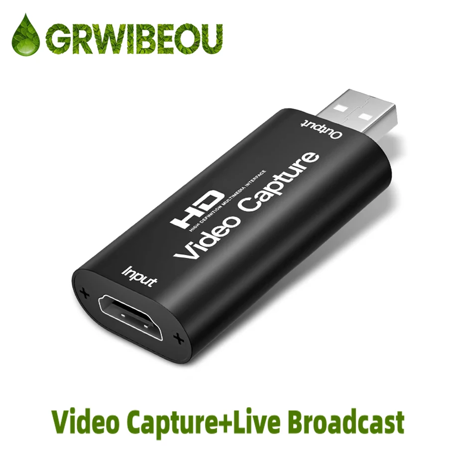 

Карта видеозахвата 4K HDMI-совместимая, USB 2.0, для PS4, игровых камер и видеокамер, запись видео, прямая трансляция