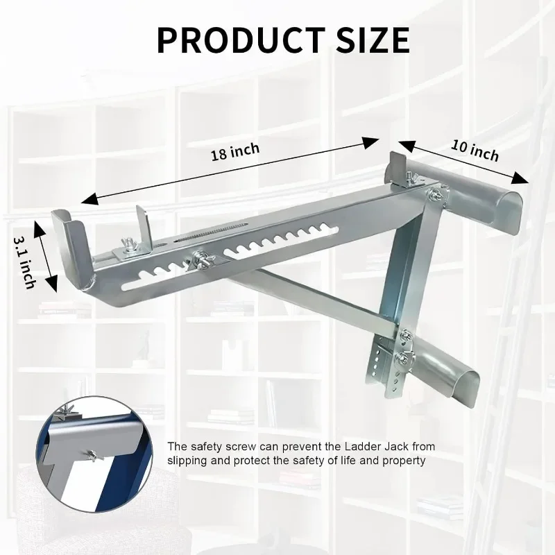 Load bearing ladder bracket ladder tripod jack