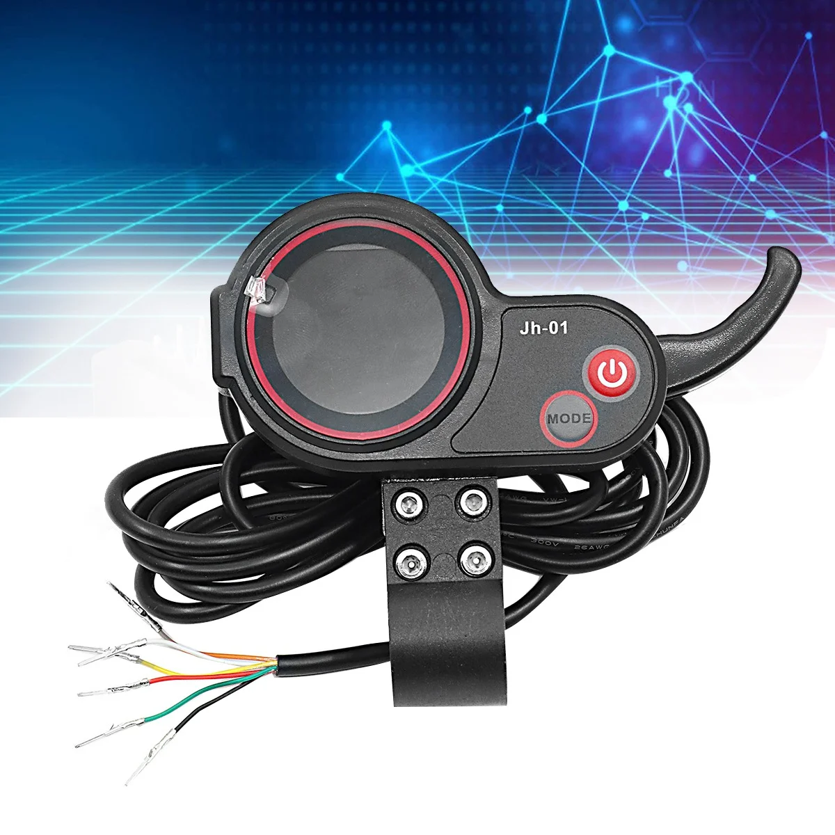 JH-01 Meter Dashboard LCD Display Only for the Same Model E-Bike Electric Scooter Meter Throttle Long Cable