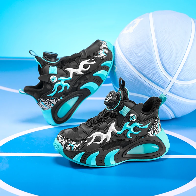 

2025 New Trendy Childrens Sports Shoes Leather Training Shock-absorbing Running Shoes Foot Protection Stress Relief Casual Shoes