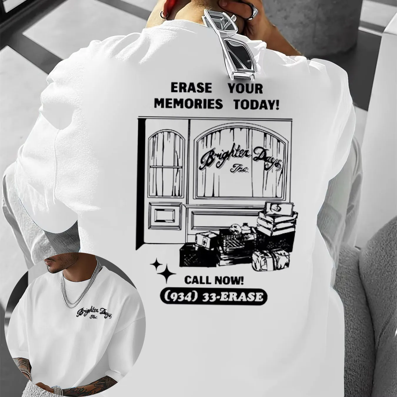 2025 ألبوم الأيام الساطعة مخزن تي شيرت ArianaGrande الأبدية أشعة الشمس الفاخرة مشرق المستقبل الرجال الصيف القطن عادية كم قصير