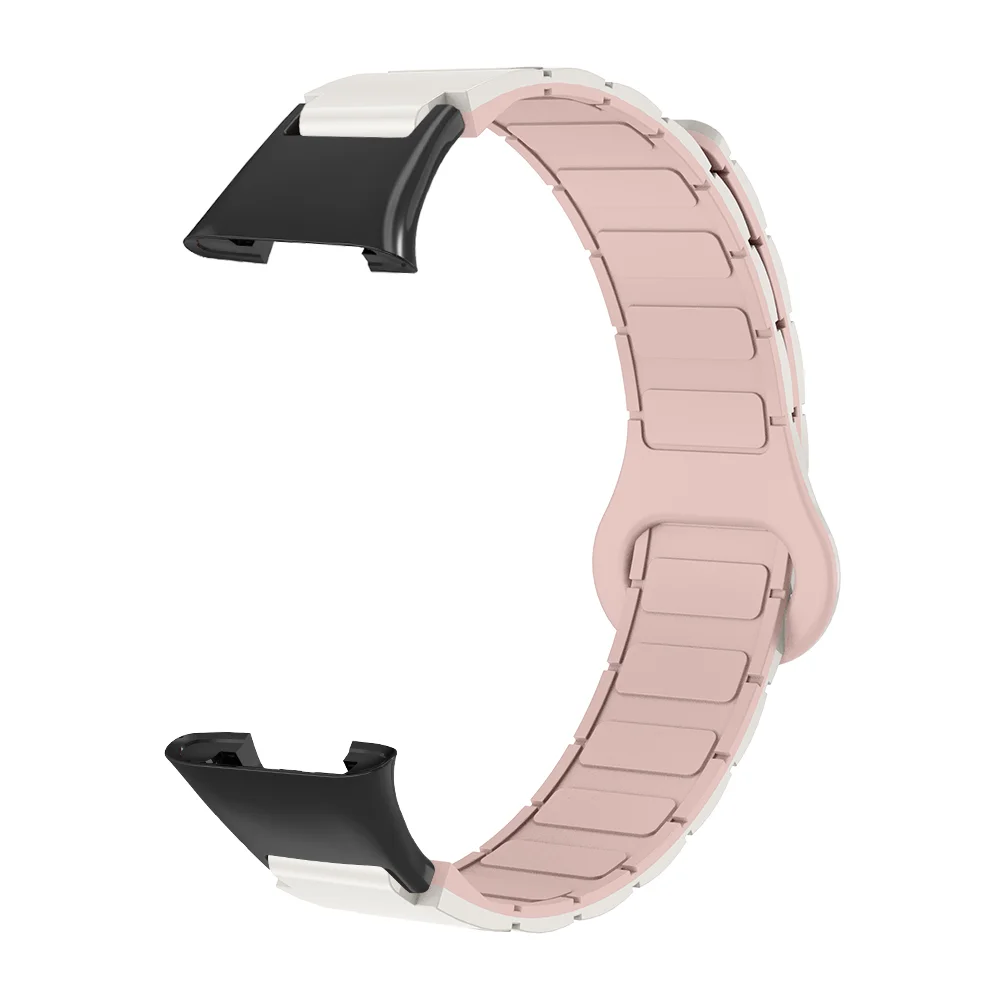 

Quick Release Magnetic Loop Strap For Xiaomi Mi Band 7 Pro Armor Style Waterproof Silicone Sport Band for Man Woman Bracelet