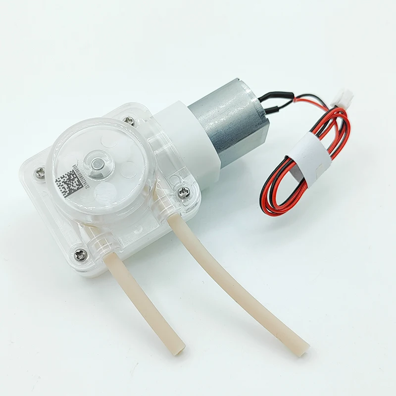 DC 3V-5V 3.3V 3.7V Small Flow Mini Dosing Pump Peristaltic Pump Self-priming Suction Liquid Pump DIY Lab Analytic Metering Pump