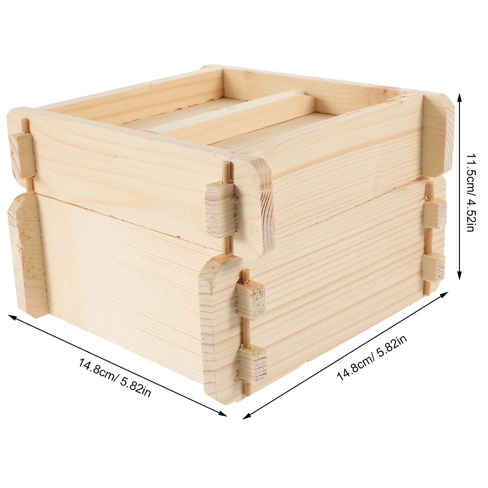 

Square Wooden Baskets Natural Dumpling Steamer Basket. Multi Function Wooden Steamer Wood Material Multi Function Kitchen Bar