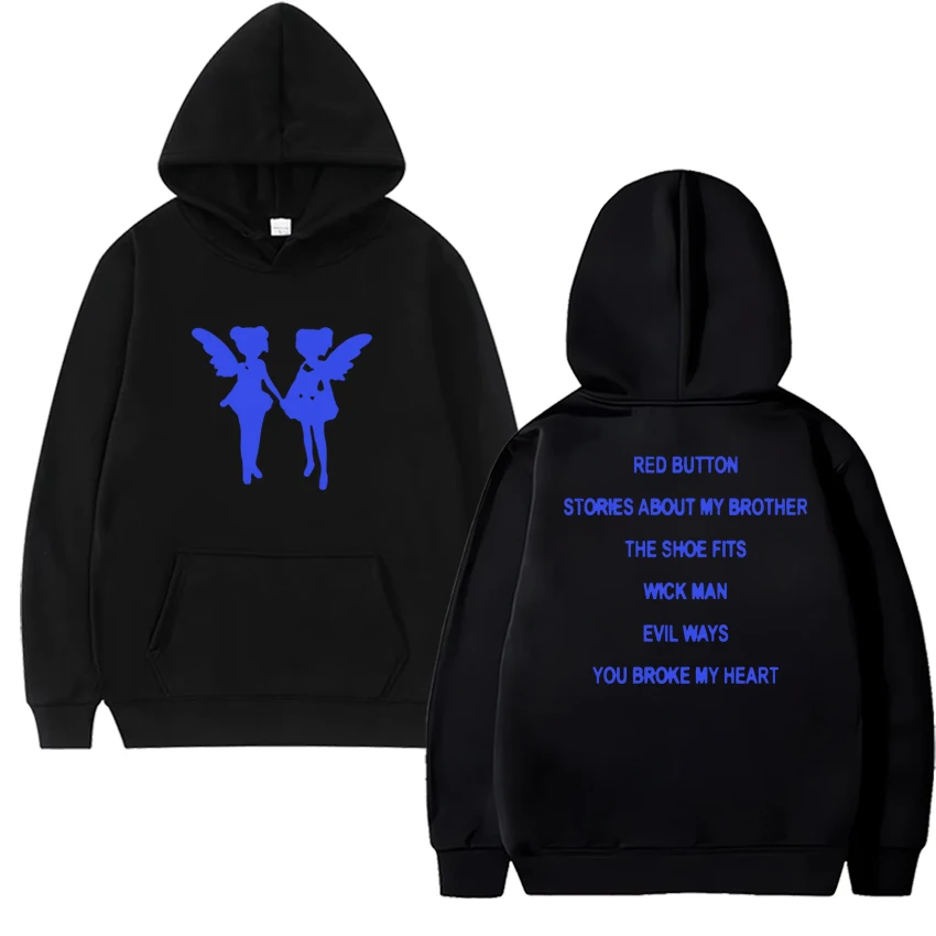 

Drake for All The Dogs Альбом Двусторонняя толстовка с принтом Мужчины Женщины Мода Y2k Толстовка Унисекс Флисовые пуловеры с длинными рукавами