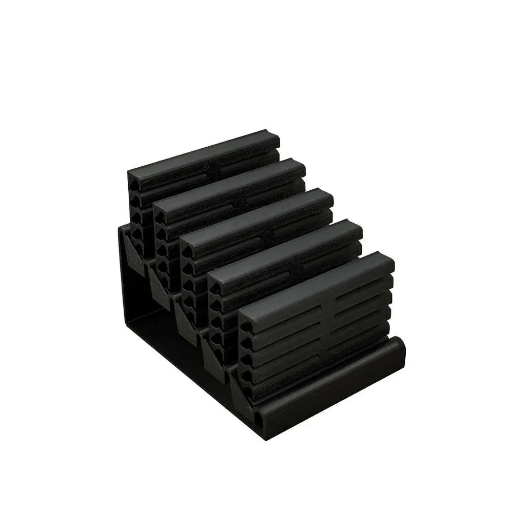 Colorful Nail Foils Storage Box 10 Grid Durable Foil Sticker Storage Case Portable Nail Transfer Paper Organizer Nail Art Studio