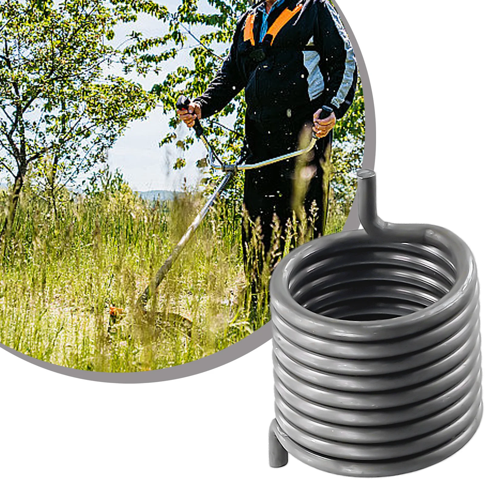 High Quality Outdoor Domestic Industrial Recoil Spring Spring Black Delicate 1 Pcs Accessories Parts Replacements