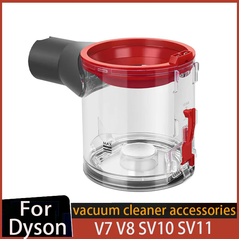 Dust Bin Replacement for Dyson V7 V8 SV10 SV11 Vacuum Cleaner, Clear Bin Part No.967699-01