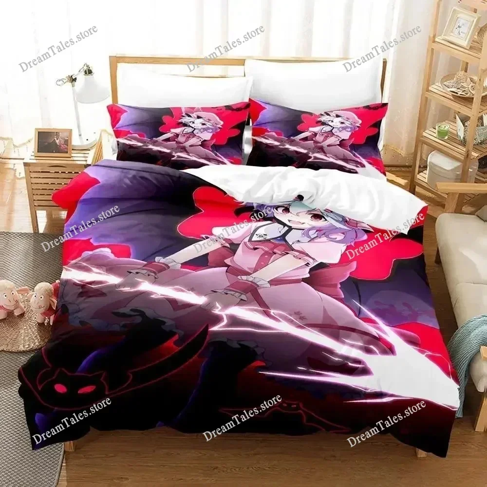 

Комплект постельного белья Touhou Project Remilia Scarlet: Мягкий и теплый комплект для общежития, включающий постельные принадлежности, пододеяльники и пледы с мультяшным принтом 741