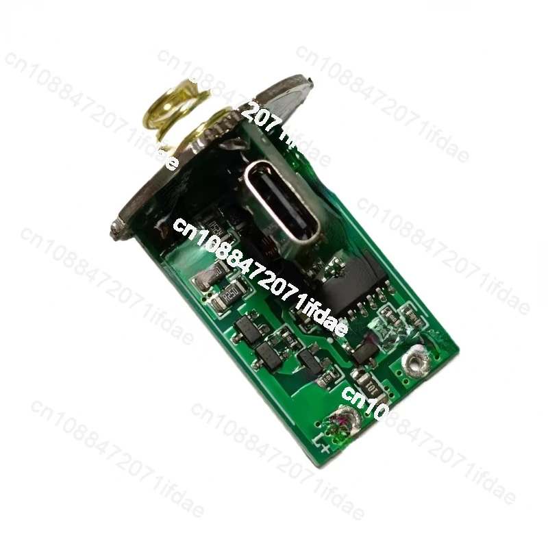 Dual lithium driver board, two 18650 or 26650 battery circuit boards, strong light flashlight accessories, middle switch