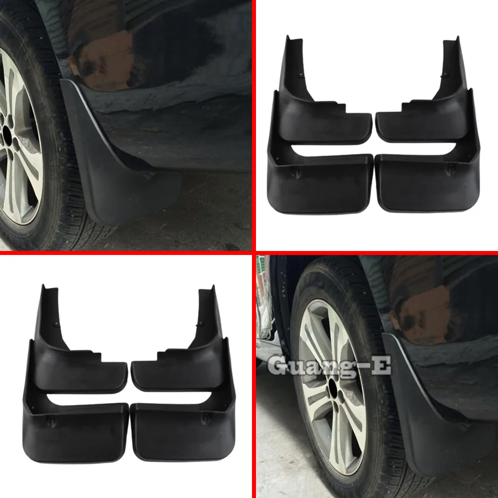 Car Plastic Fender Soft Mudguard Protection Mud Guard Frame 4pcs For Toyota Highlander 2008 2009 2010 2011 2012 2013 2014