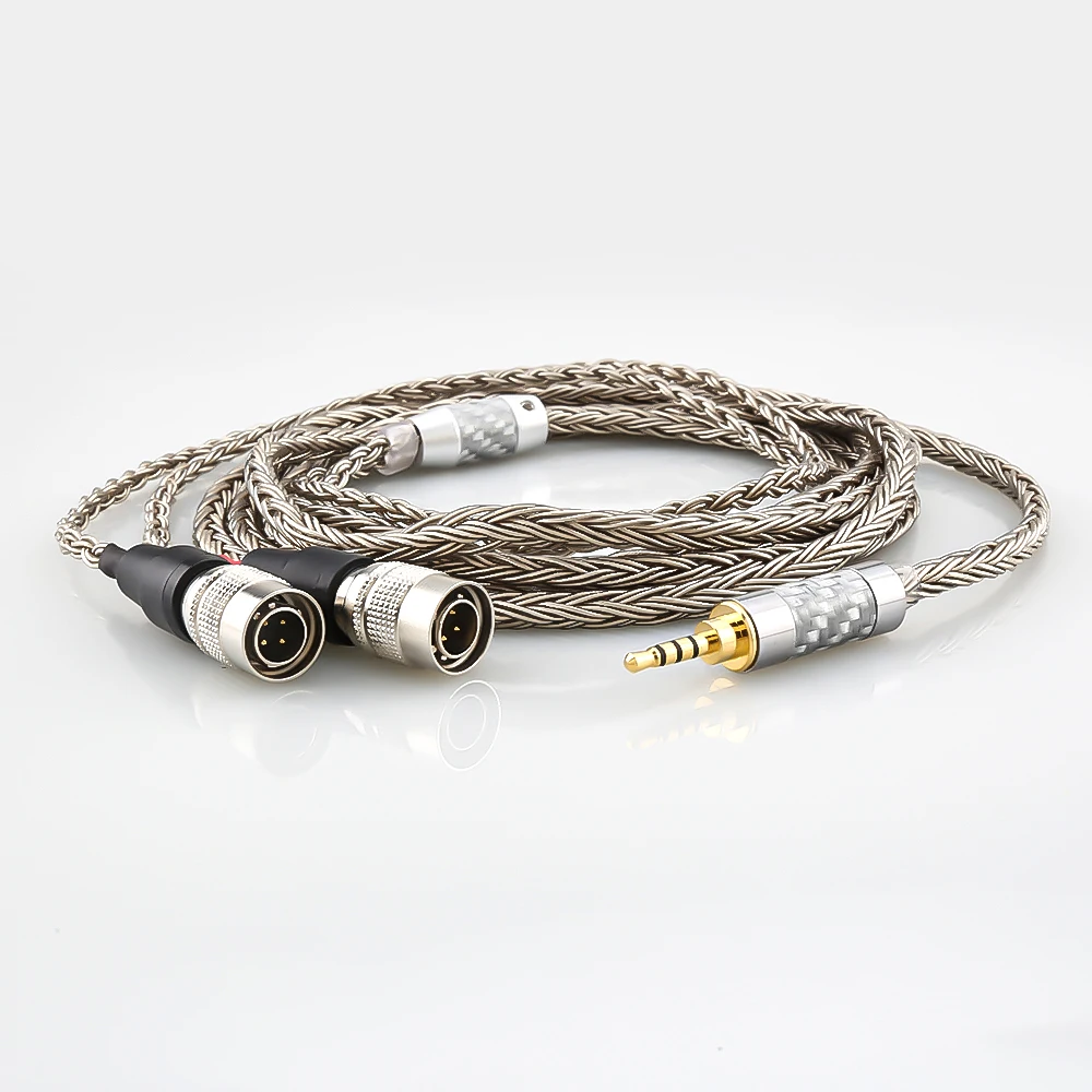 Hohe Qualität 16 core Audio Kabel Kopfhörer Upgrade Kabel Für Dan Clark Audio Mr Lautsprecher Ether Alpha Hund Prime
