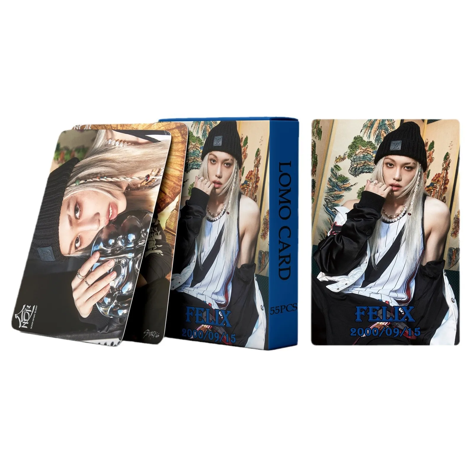 새로운 55 개/대 Kpop 새 앨범 HOP 사진 카드 FELIX HYUNJIN Bangchan I.N 포토 카드 한국 스타 카드 팬 컬렉션 카드 선물