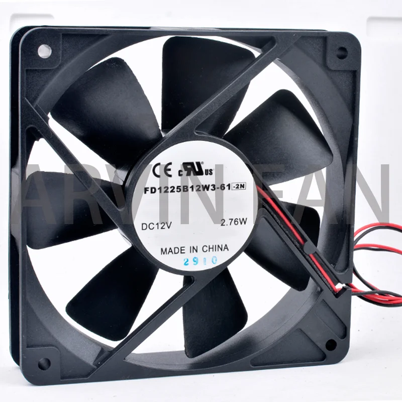 

Brand New FD1225B12W3-61 12cm 120mm Fan 120x120x25mm DC12V 2.76W Cooling Fan For Large Air Volume Of Chassis Power Inverter