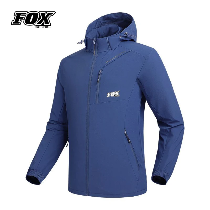 

2023 Fox Cycling Team Mtb Bekleidung Herren Bicycle Motocross Jacket Outdoor Riding Rainproof Windbreaker Fishing Outerwear 4XL