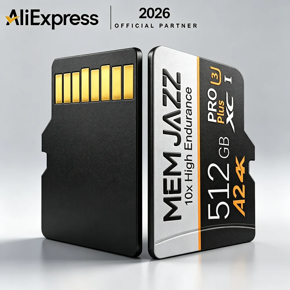 Tarjeta de Memoria de Alta Velocidad, Tarjeta SD de 32 GB/64 GB/512 GB, Tarjeta Micro TF U3 V30 para Teléfono Android, Carga Rápida de Aplicaciones, Respaldo - Más Vendida