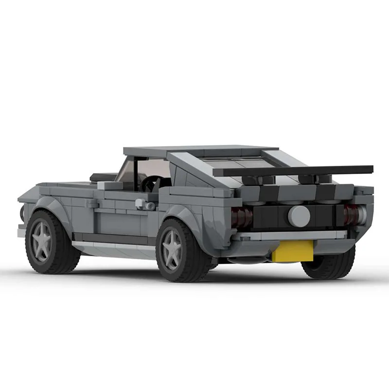 MOC Speed Champions Cars Racers Bouwstenen Stad Voertuig Kinderen Jongen Speelgoed Sport Supercar Creatieve Garage Mustangs John Wick