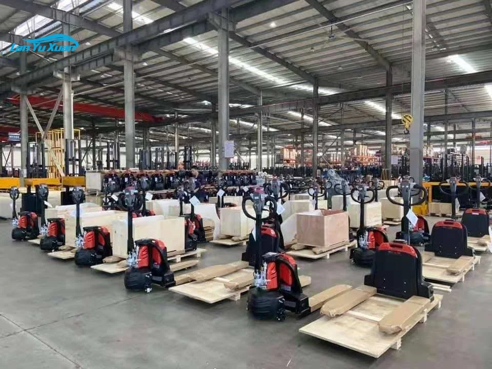 LanYuXuan Electric Pallet Truck Small 1.5 Ton Manual Lift Forklift Truck Mini Electric Pallet Truck Hot Sale