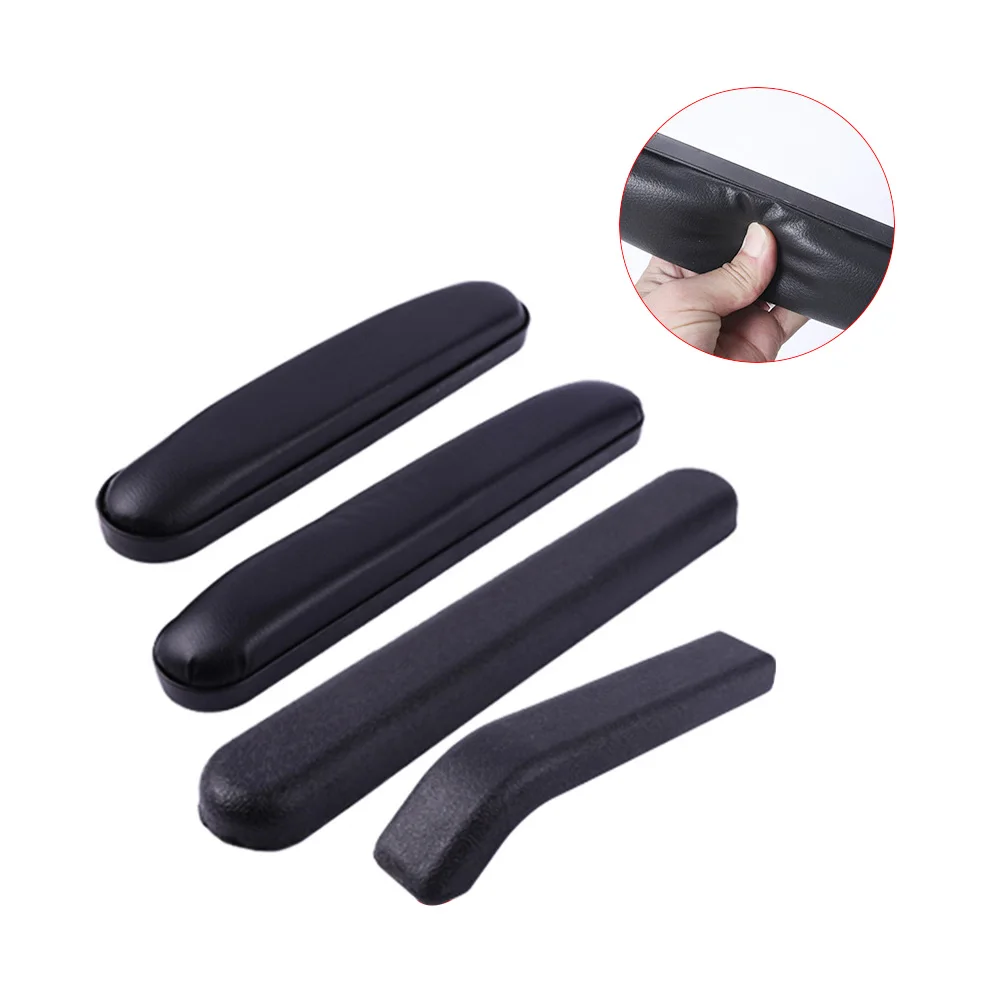 Reposabrazos Universal para silla de ruedas con almohadilla de tornillo, repuesto de reposabrazos de esponja de cuero para silla de ruedas, accesorios para silla de ruedas, 1 par