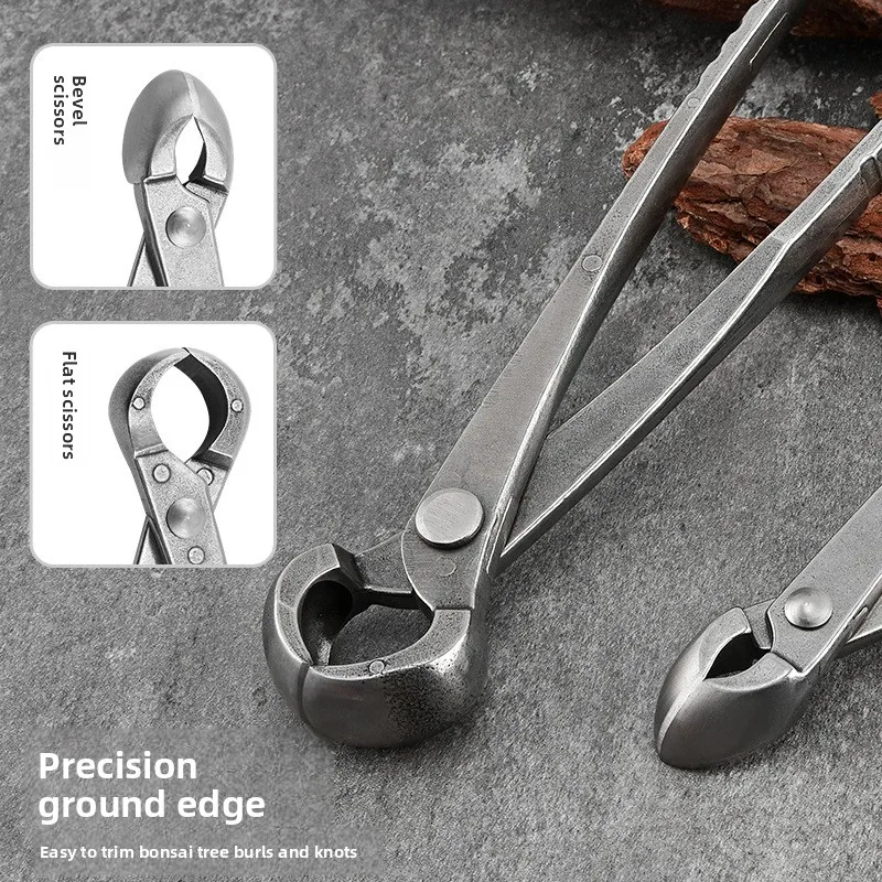 Bonsai tool set ball joint shear oblique ball shear potted leaf bud shear gardening special pruning tree node