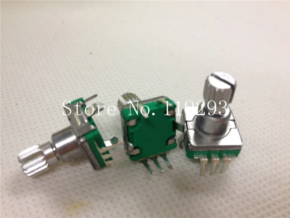 [LAN]Taiwan produced 360 rotary pulse encoder coding switch EC11-30 -bit audio car switch 11.5KQ--10PCS/LOT