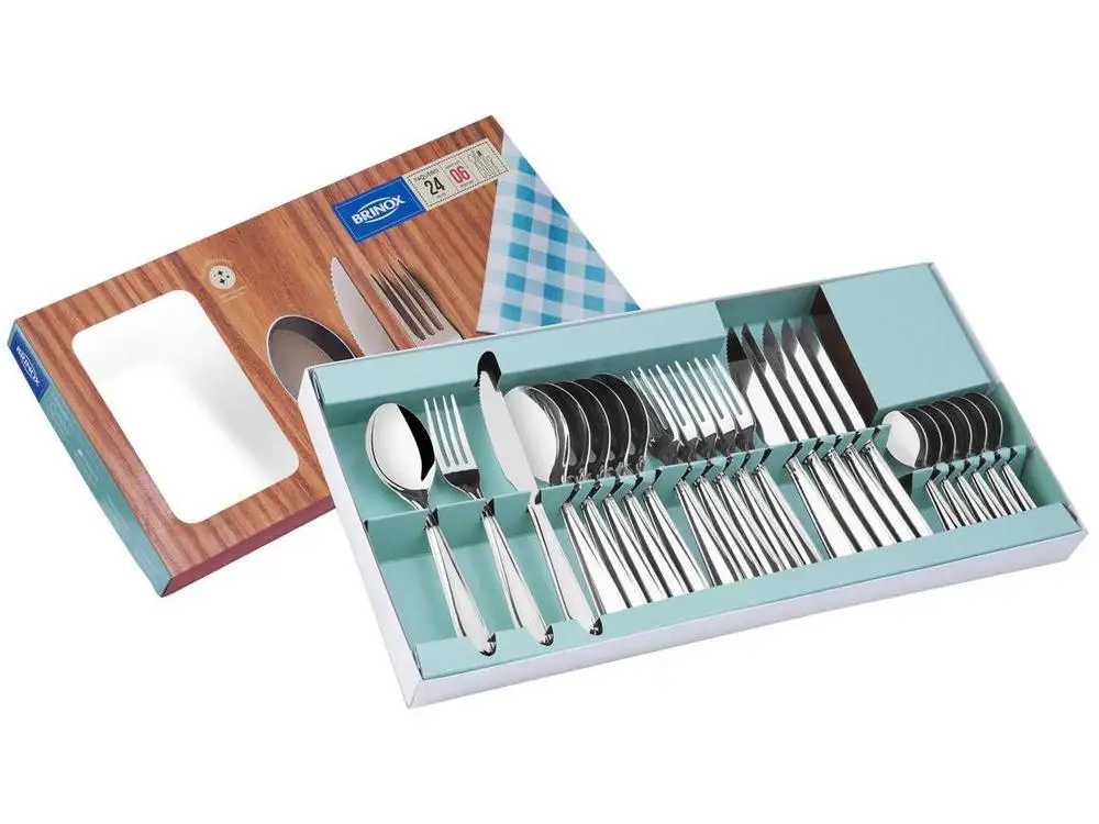 Faqueiro Brinox Lyon 5101/102 Inox