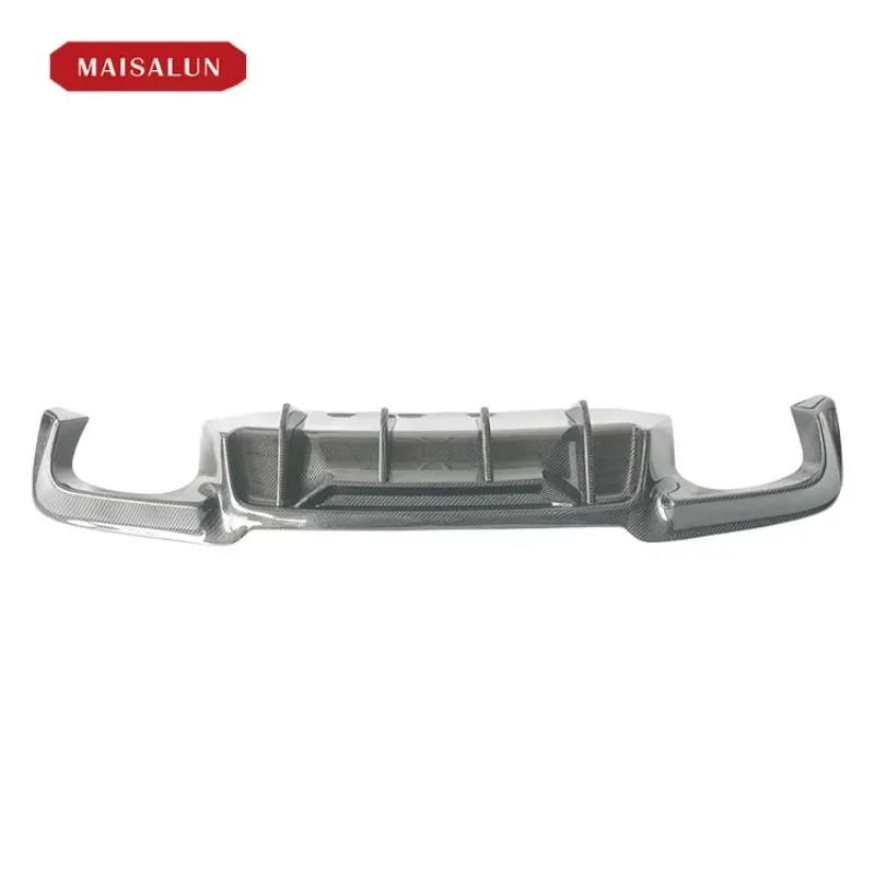 

ZAIQU jiuzhou Auto F10 M5 Carbon Fiber Rear Diffuser for 5 Series F18 2010-2017 R Style Rear Bumper Diffuser