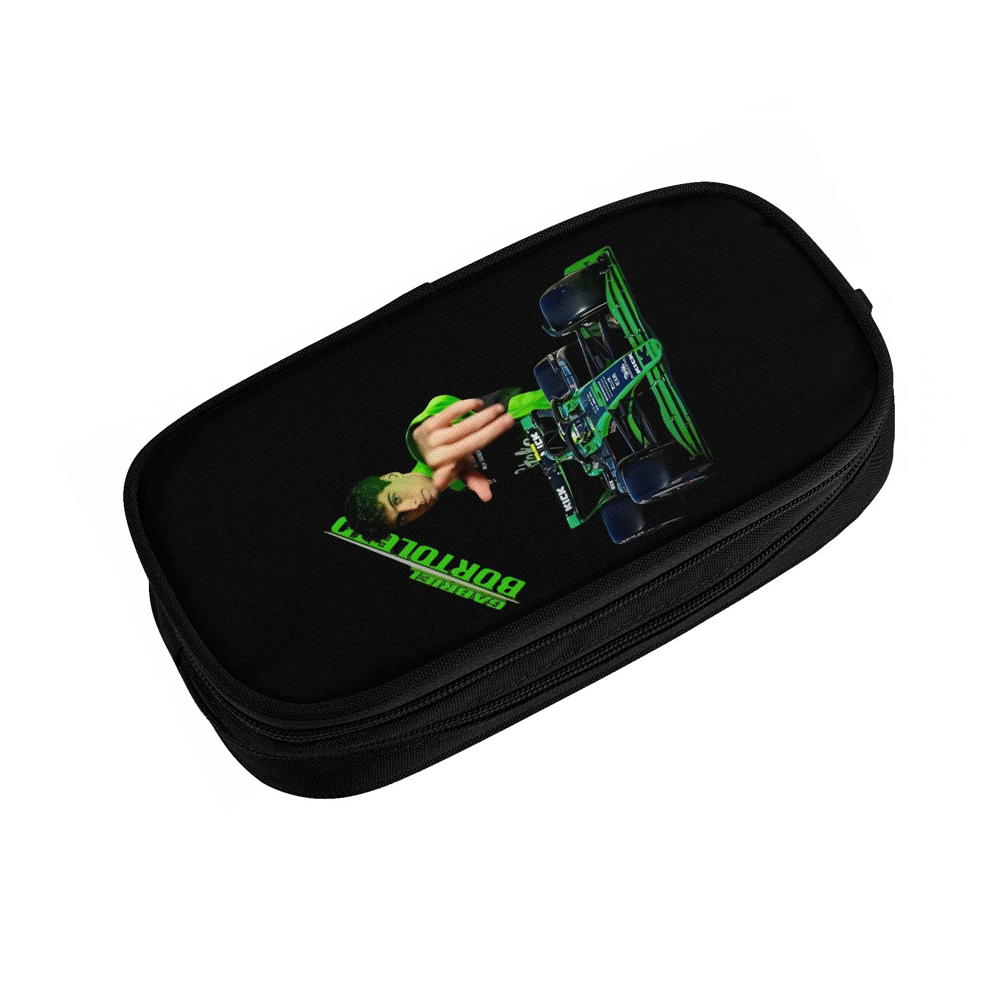 G-Gabriel B-Bortoleto Brazilian Racing Driver Pencil Case for Boy Girl Large Capacity Pen Bag Box School Accessories