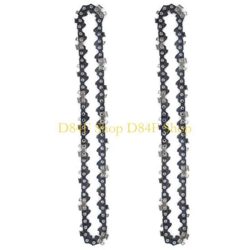 D84F 2Pcs Metal Chainsaw Chain Link Electric Chainsaw Chain 4inch/6inch Electric Accessories for Wood Branch