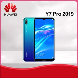 Huawei-teléfono inteligente Y7 Pro 2019 Global, Smartphone con Android, 6,26 pulgadas, 4000mAh,3 + 32GB de ROM, Google Play Store,Dual SIM,4G