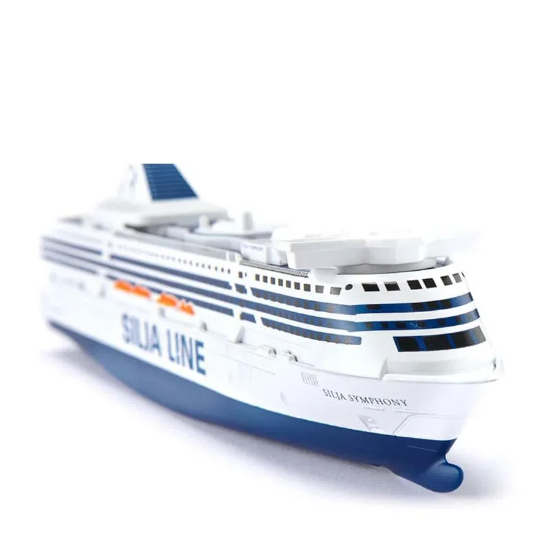 Silja Symphony Cruise Ship Model 1/1000 Ship Model Finished Ornaments Collection Gift Alloy Material Passenger Ship Model