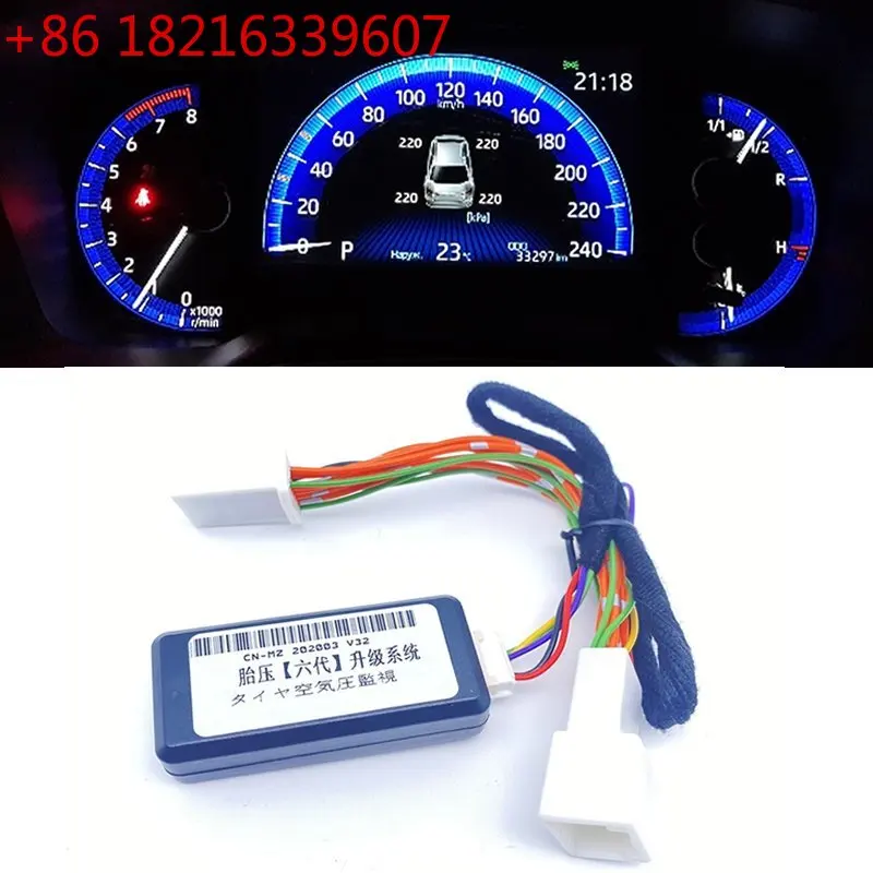 TAO Car TPMS Tire Pressure Monitoring Display System Tire Pressure Monitor Security Alarm For Toyota Corolla Altis 2019 20 2021