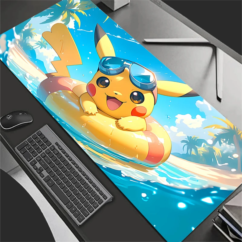 Muismat Gamer Notebook Games Muismat XXL Toetsenbord Pad Grote P-Pokemons P-Pikachus Muismat Muismat Gaming Bureau Mat