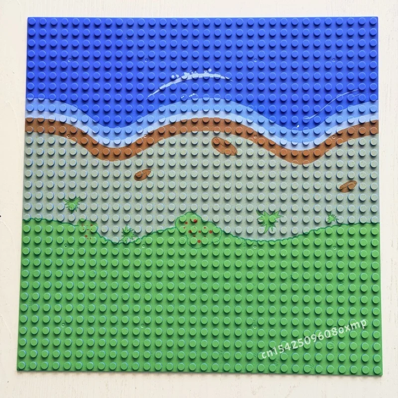 1 Stück 32x32 Grundplatte Kompatibel mit 3811 Klassische MOC Bausteine Teile Dschungel Wald Ozean Basisplatte Zubehör Kinderspielzeug – Detail 7