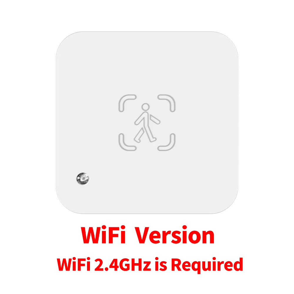 Tuya Zigbee WiFi Anwesenheitssensor MmWave Radar-Detektor mit Helligkeitssensor für Smart Home Smart Life, ersetzt PIR-Sensor