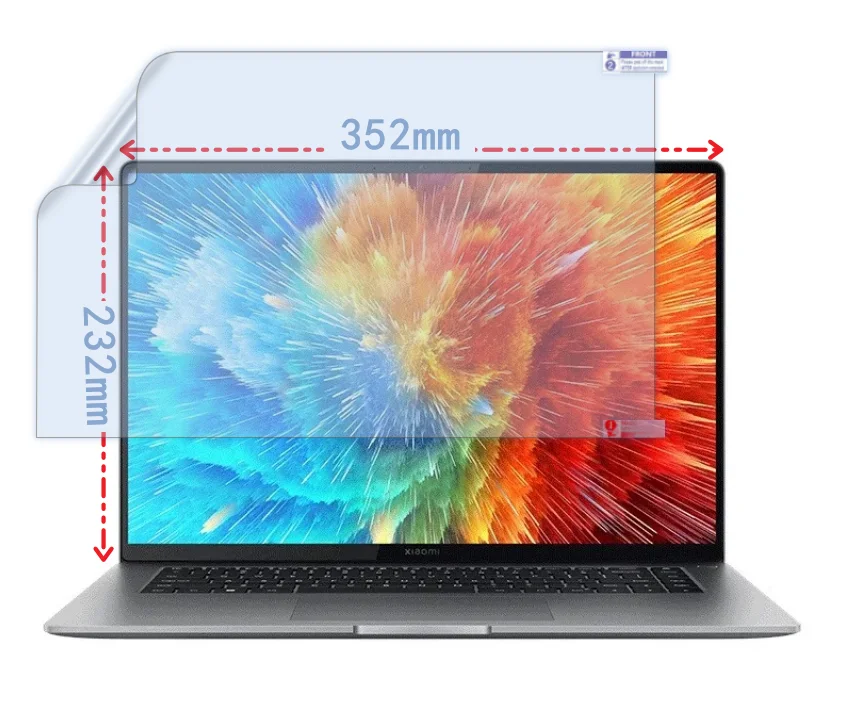 2 uds muy claro/mate para Xiaomi Book Pro 16 2024 2023 2022 Protector de pantalla de ordenador portátil de 16 pulgadas película protectora suave PET