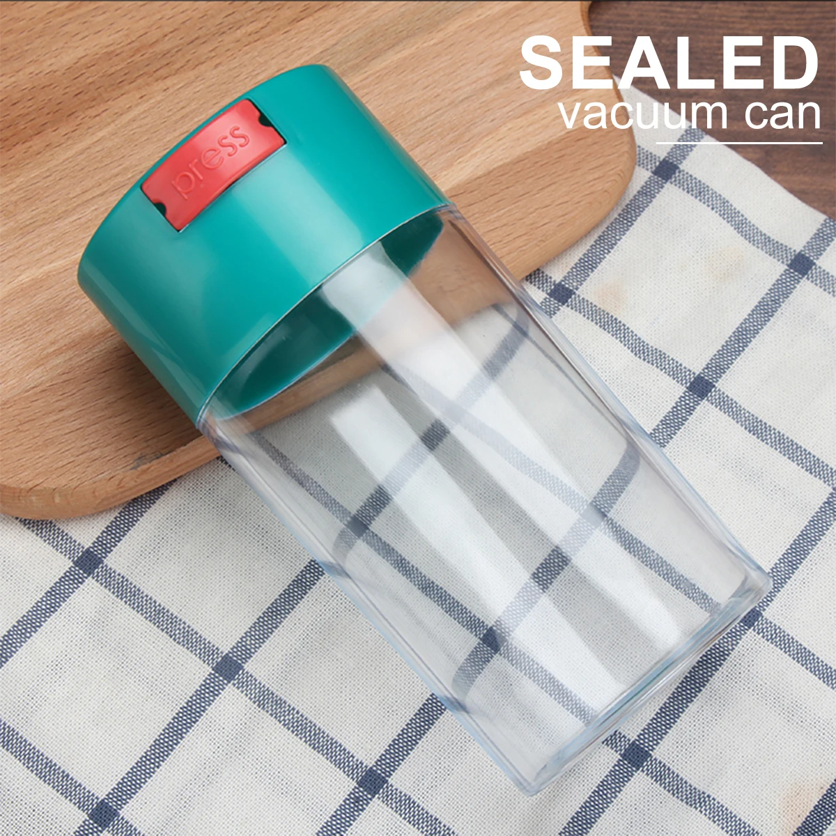 

Seal Jar Storage Organizer Vacuum Grains Tank Airtight Container Food Grade Safe Healthy Transparent Material Keeps Fresh Dry