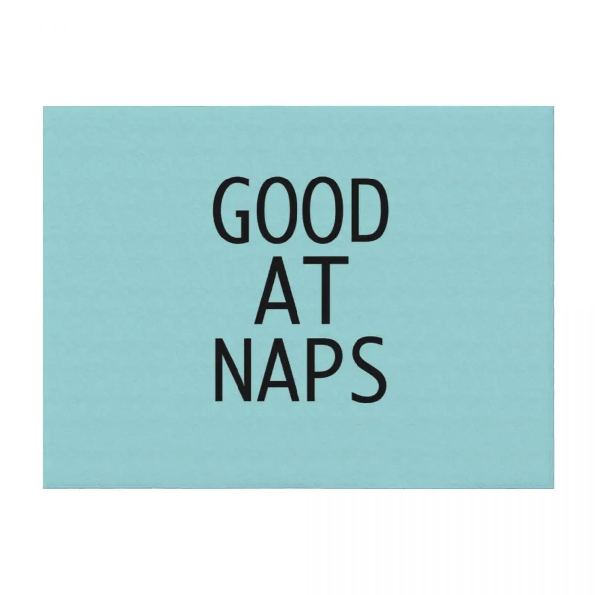 Good at Naps Blue Color Gifts Throw Blanket Decorative Beds Soft Big Beautifuls Flannel Blankets