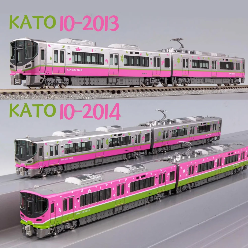 KATO N Scale 1/160 Train Model 521 Series Painted Commuter Train 10-2013/10-2014 Powered 6-car Train Set Boys' Toy Gift