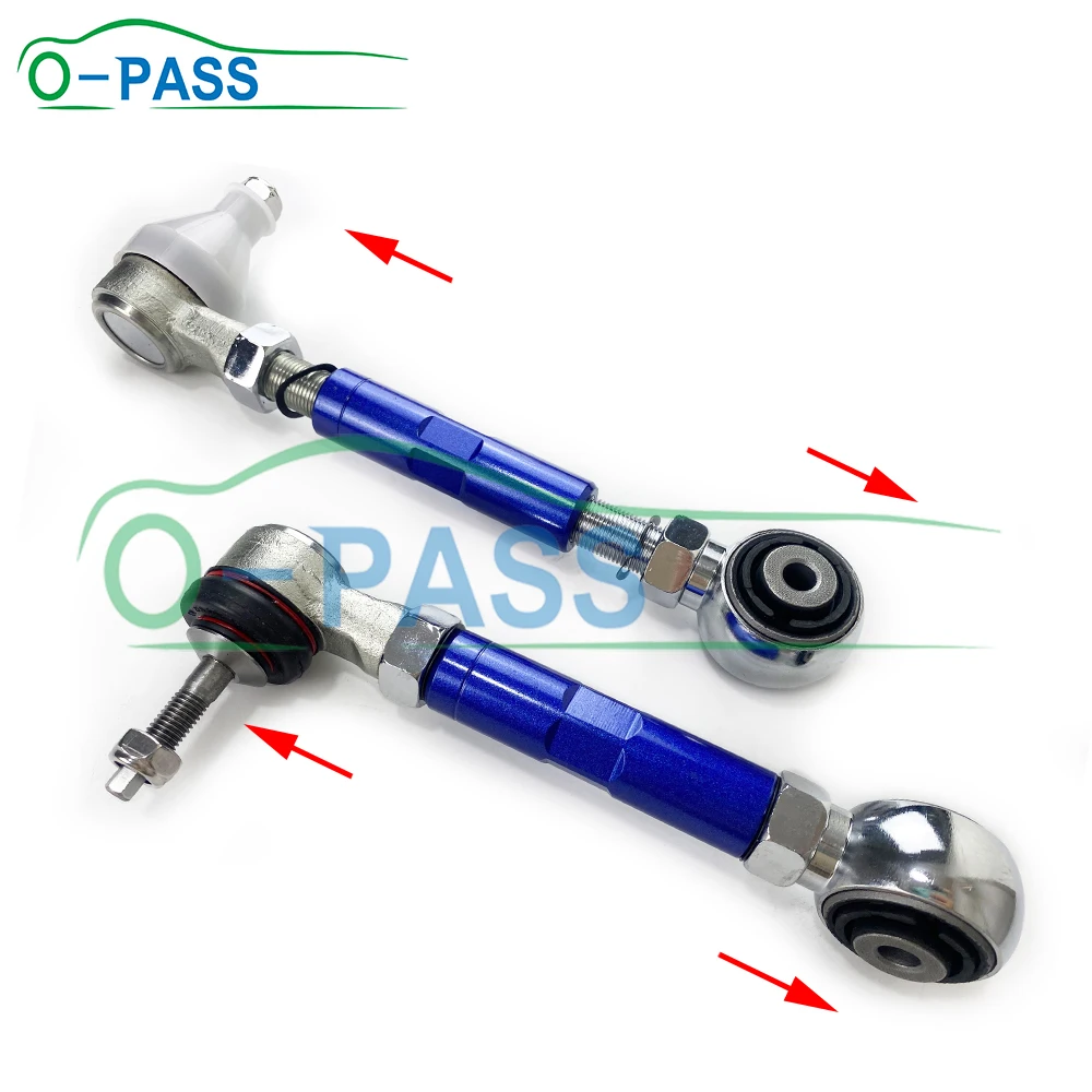 Adjustable Rear Toe Control arm For BMW 5-Series E39 E60 E61 M10 Cone 10mm 520i 525i 528i 530i 535i 520 525 33326777424 1 Piece