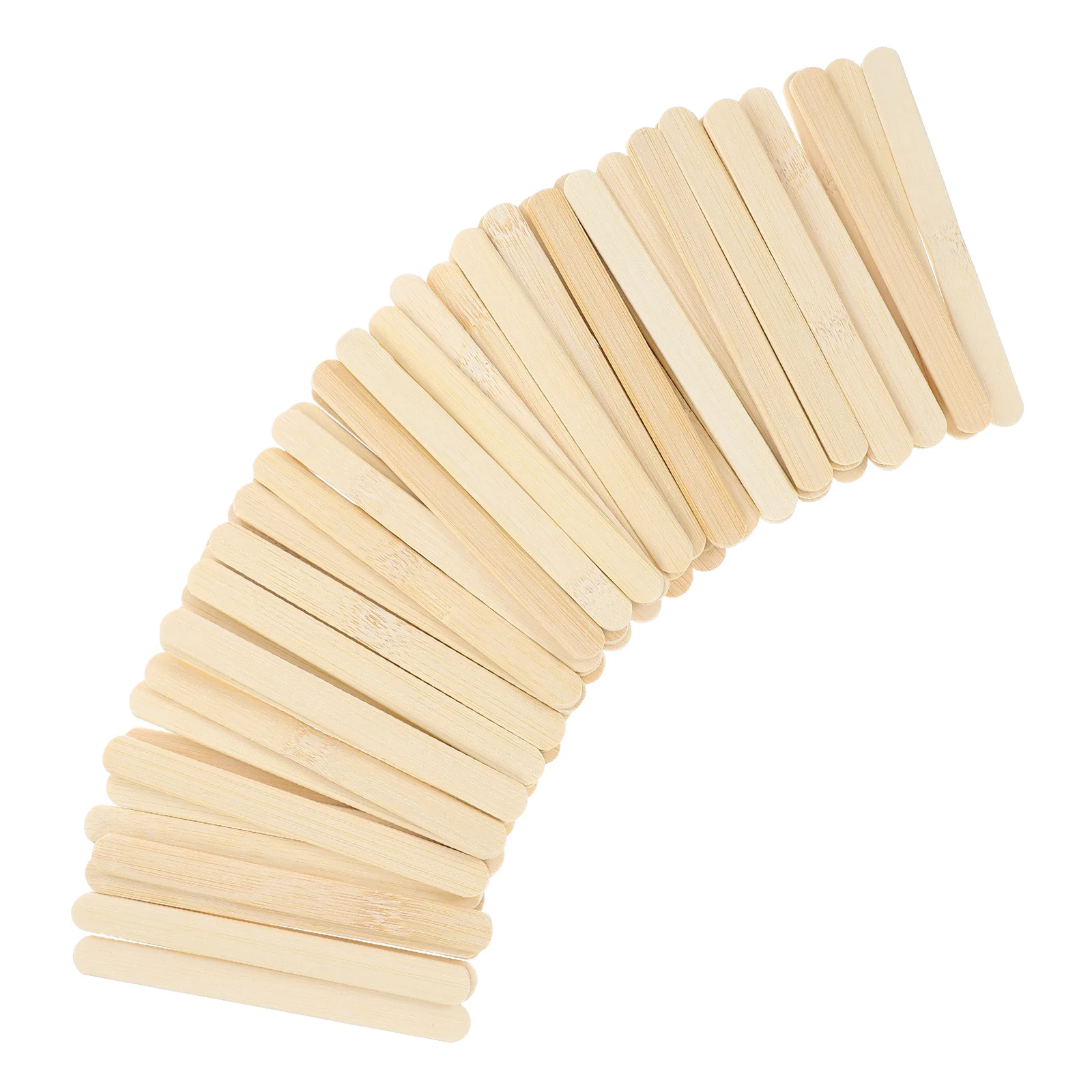 

100Pcs Candy Apples Flat Wood Sticks Smooth Finish Strong Hold for Caramel Apples Ice Cream Treats DIY Crafts Party Appetizers