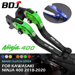 BDJ NSilk-Jeu de leviers d'embrayage de frein pour moto, leviers de frein pliants réglables, Kawasaki Ninalban400, 2018-2020, a400